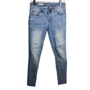 Kut from the Kloth Jeans Womens Size 4 Mia Toothpick Skinny Blue Light Wash KFTK